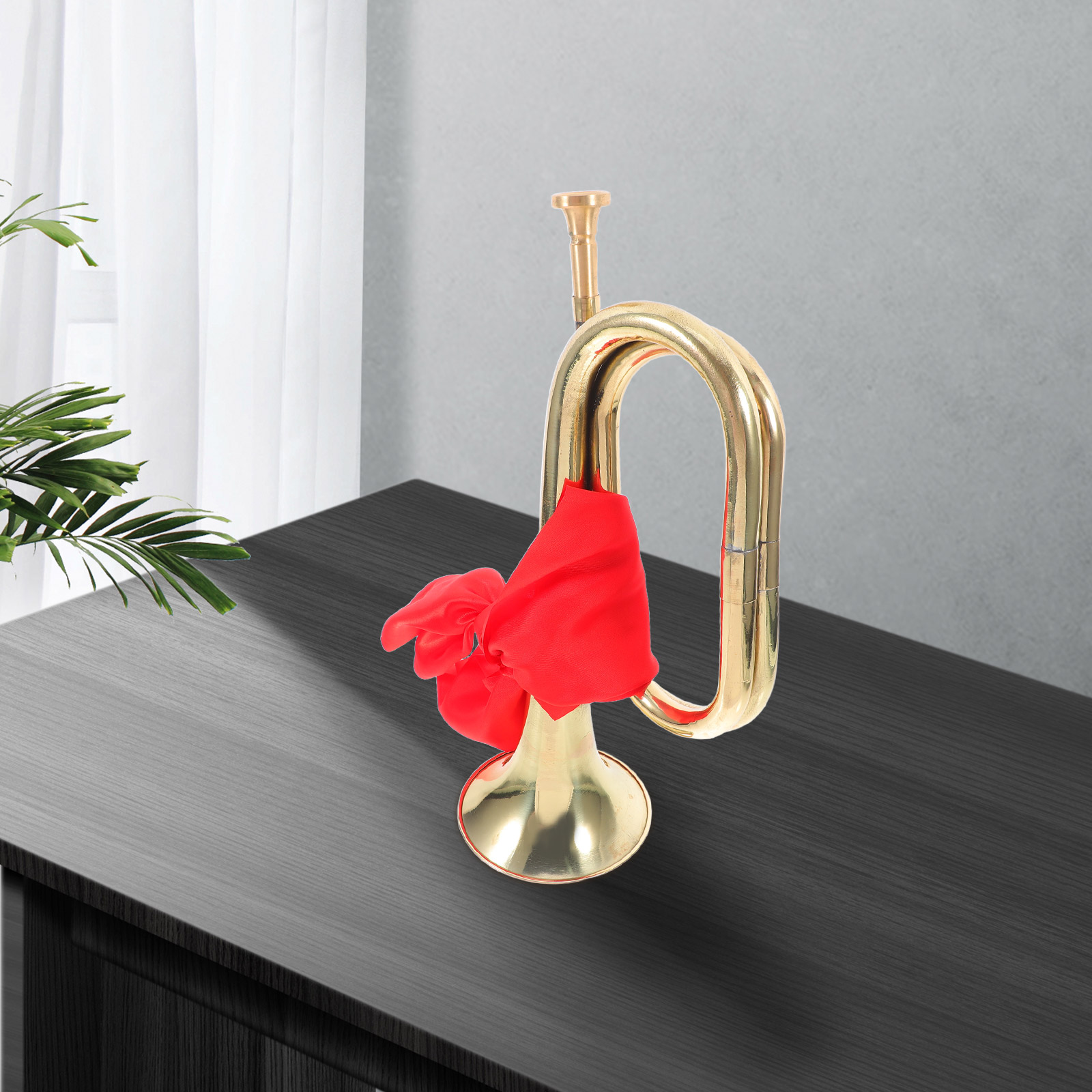 Metal Bugle Trumpet Band Bugle - Musical Instrument Bugle ulasan dan harga