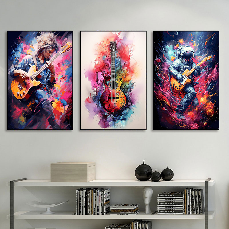 Abstract Colorful Art Musical  - Musical Instrument Images ulasan dan harga