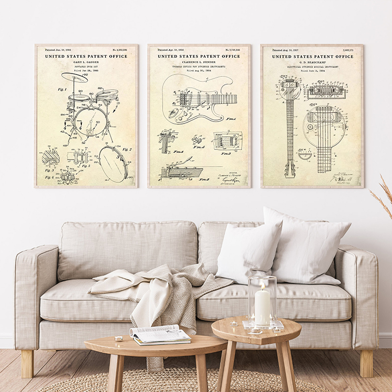Patent Vintage Musical Instrum - Musical Instrument Images ulasan dan harga