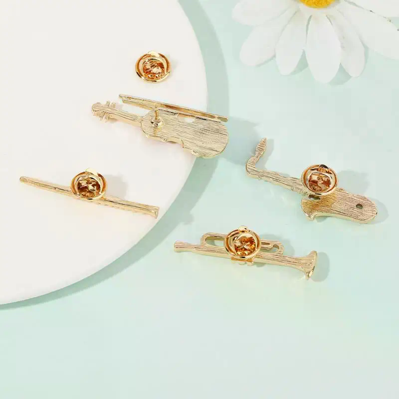 1Pcs Symphony Orchestra Badge  - Musical Instrument Veena ulasan dan harga